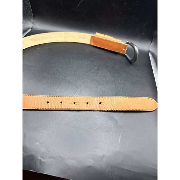 Cipriani Belt Womens Medium Brown Buffalo Nickels Brown Leather Country Unique